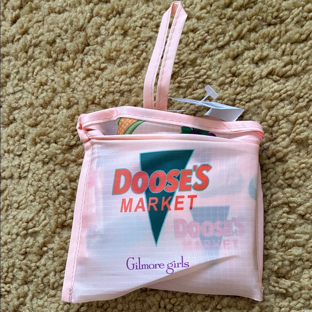 Doose’s Market foldable reusable tote bag NWT Gilmore Girls Holidays Made Here